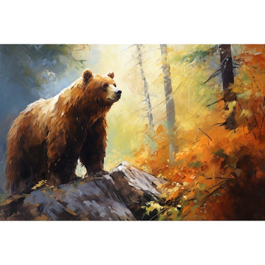 Grizzly Bear Oil Canvas